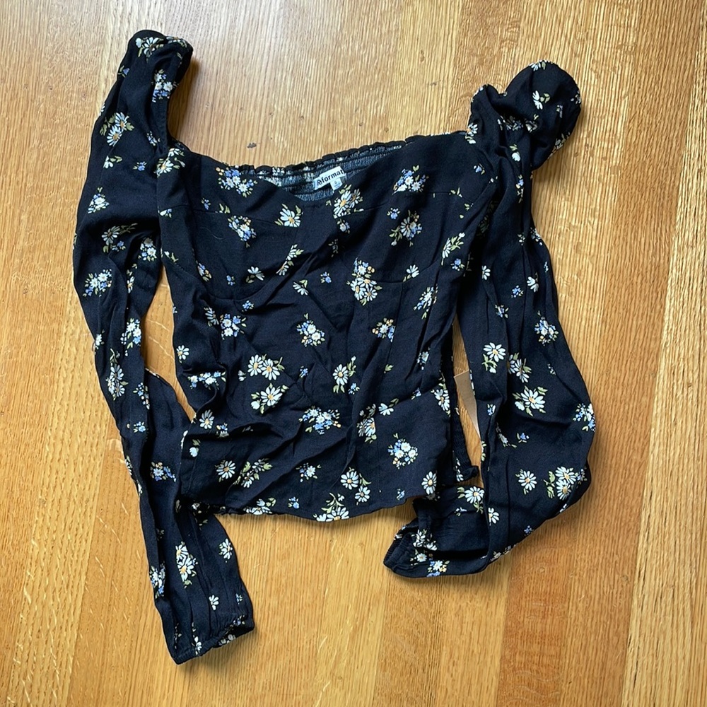 Reformation Reign Top in Floral